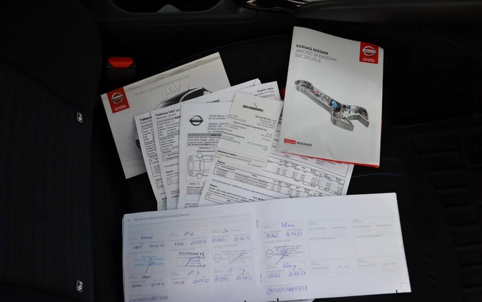Nissan Leaf cena 62900 przebieg: 37800, rok produkcji 2018 z Gdańsk małe 781